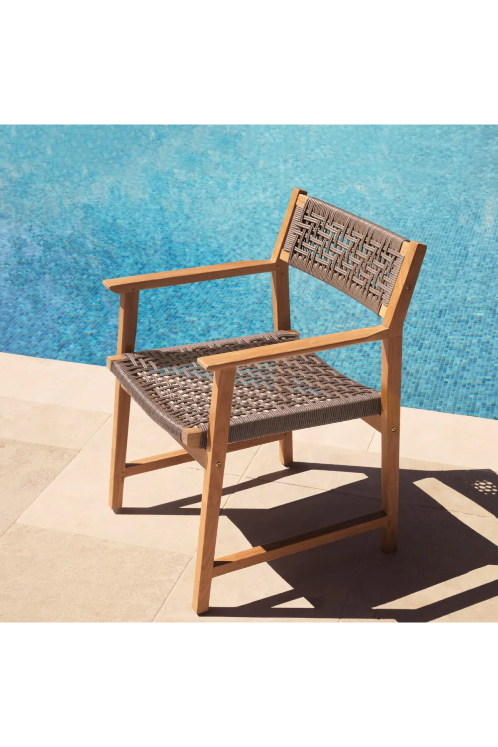 Gray Weave Outdoor Dining Chairs (2) | Eichholtz Cancun | Oroa.com