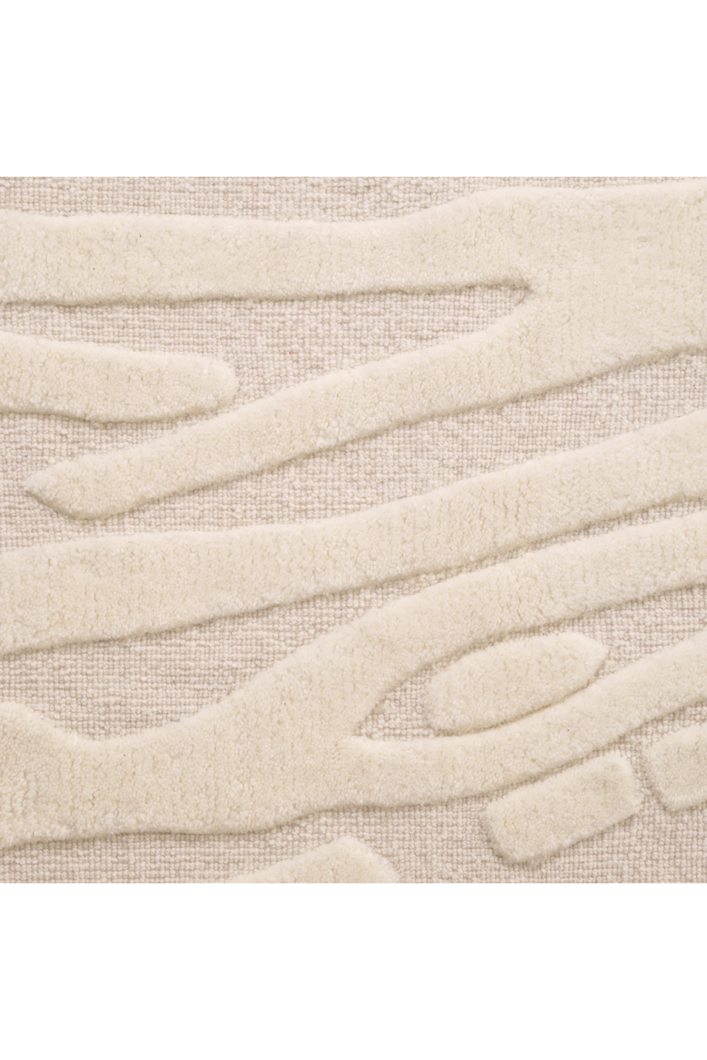 Hand-Tufted Cream Wool Carpet | Eichholtz Zenon | Oroa.com