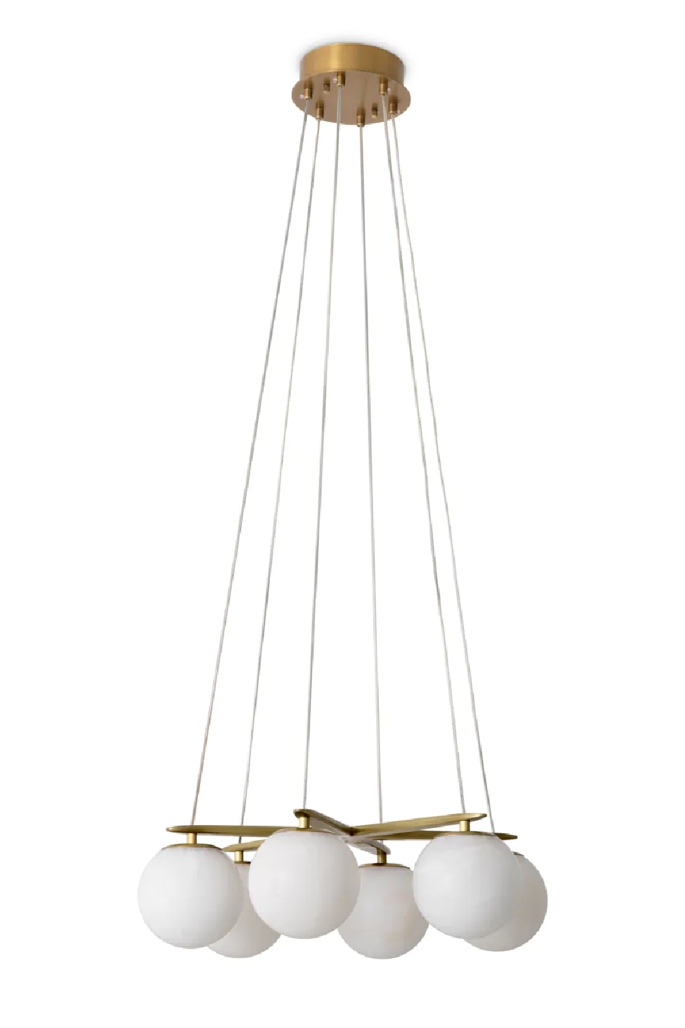 Alabaster Globes Chandelier | Eichholtz Morro | Oroa.com