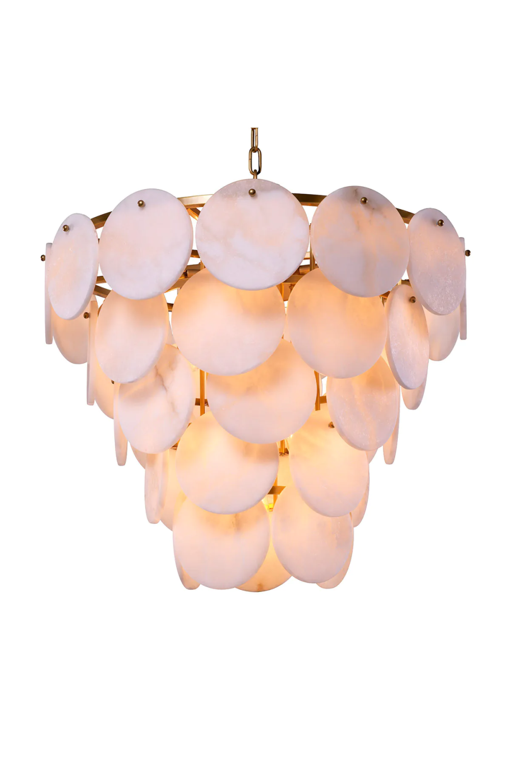 Tiered Alabaster Chandelier | Eichholtz Clementina | Oroa.com
