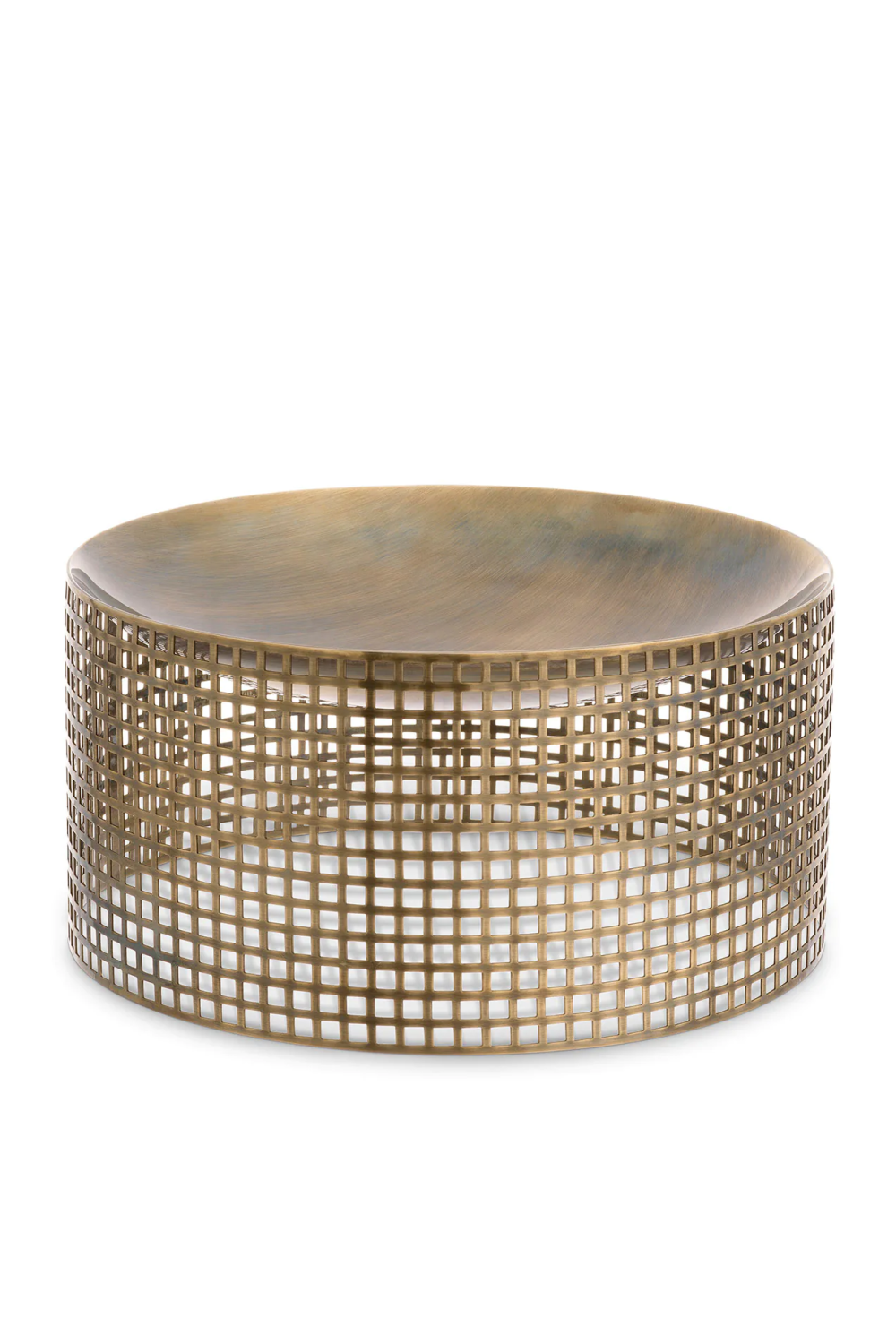 Vintage Brass Latticed Bowl | Eichholtz Sterling | Oroa.com
