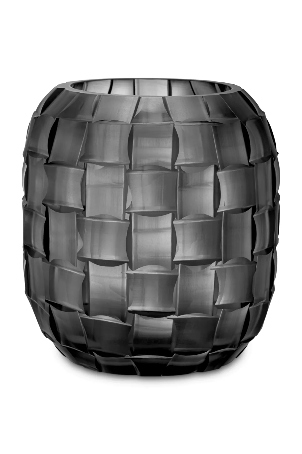 Gray Hand Blown Glass Vase | Eichholtz Varese | Oroa.com