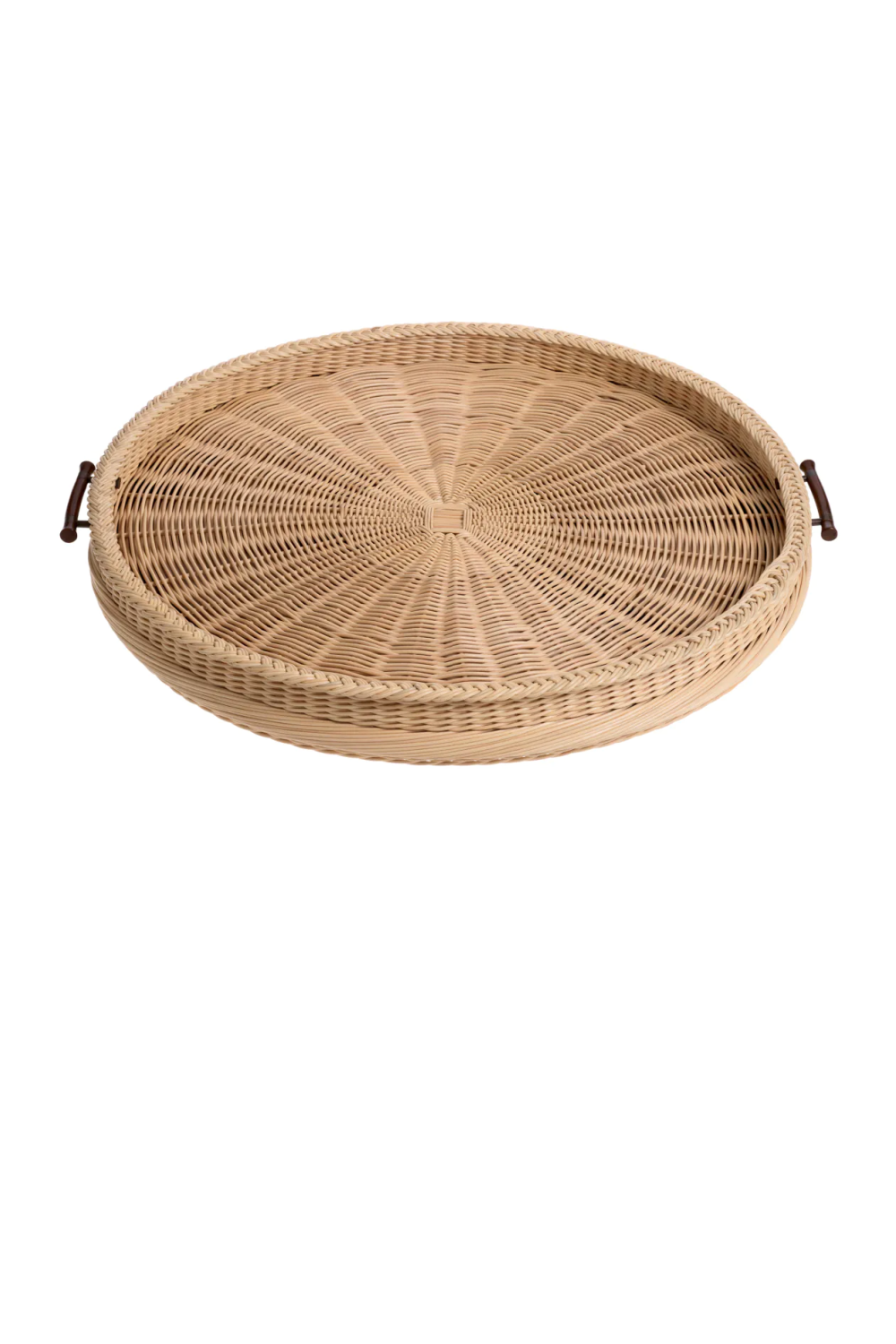 Natural Rattan Round Tray | Eichholtz Vimini | Oroa.com