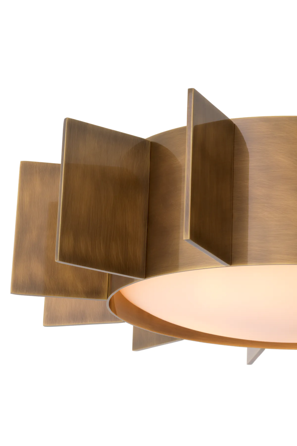 White Glass Vintage Ceiling Lamp | Eichholtz Mario | Oroa.com