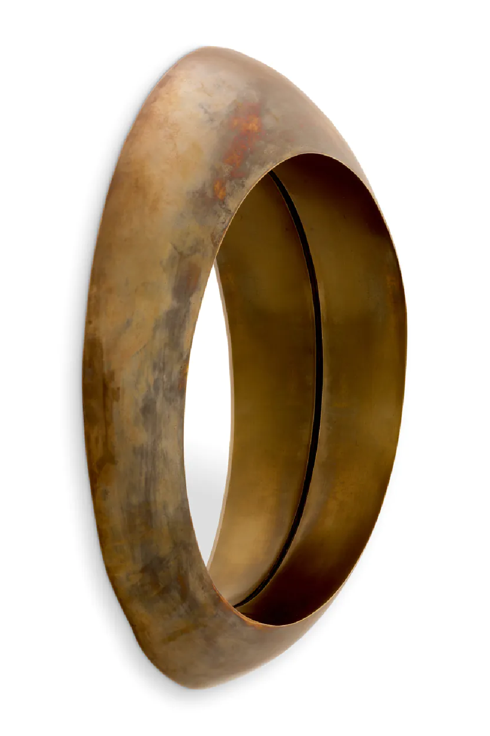 Vintage Brass Round Mirror | Eichholtz Velino | Oroa.com