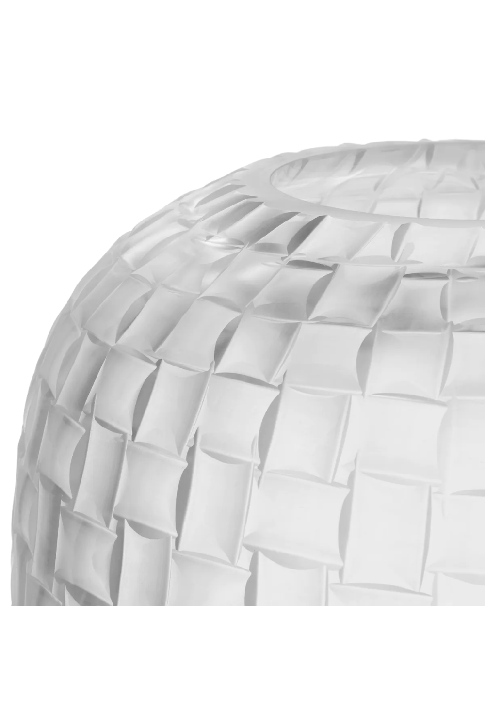 Frosted Hand Blown Glass Vase | Eichholtz Varese | Oroa.com