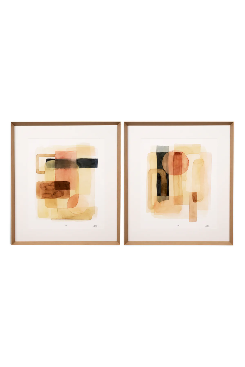 Wooden-Framed Abstract Art Prints (2) | Eichholtz Sun and Sand| | Oroa.com