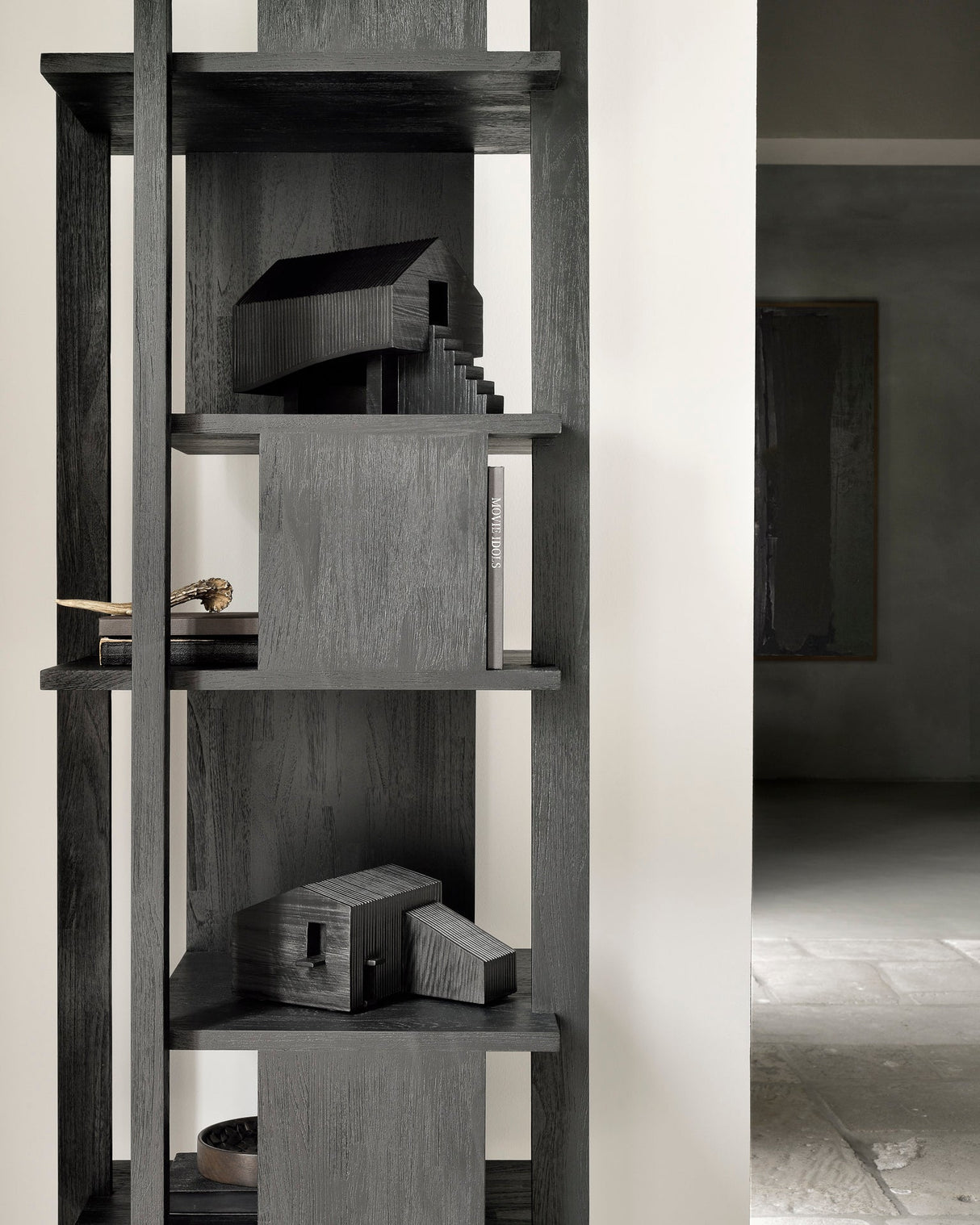 Black Mahogany Deco Object | Ethnicraft Stilt House | OROA.COM