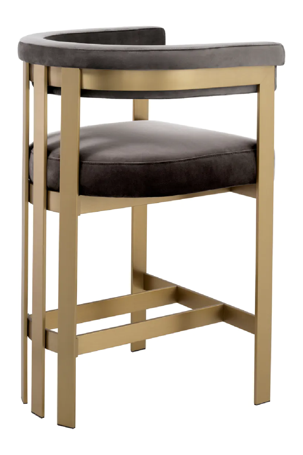 Modern Curved Counter Stool | Eichholtz Clubhouse | Oroa.com