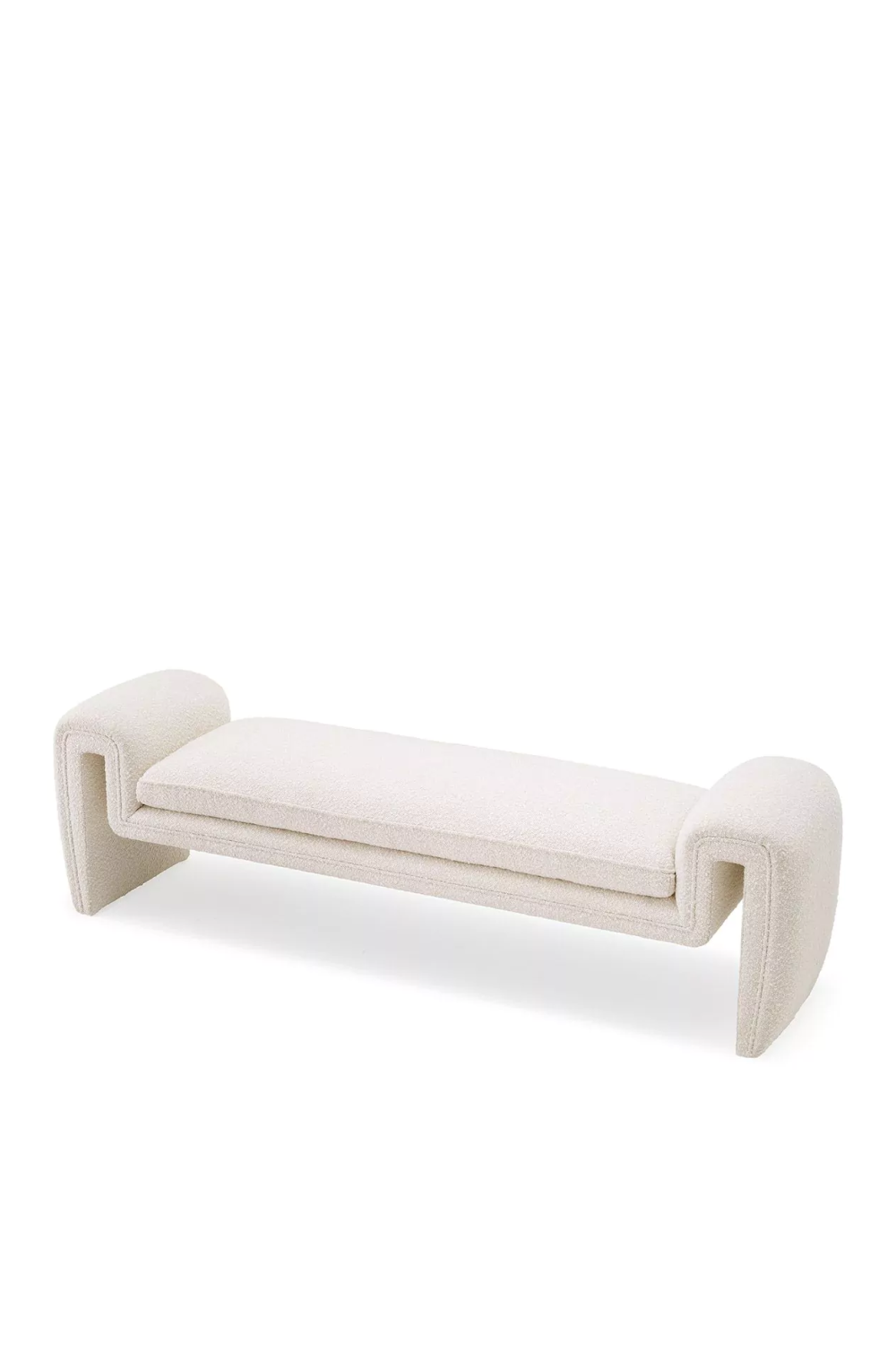 Luxurious Contemporary Bouclé Bench | Eichholtz Tondo | Oroa.com