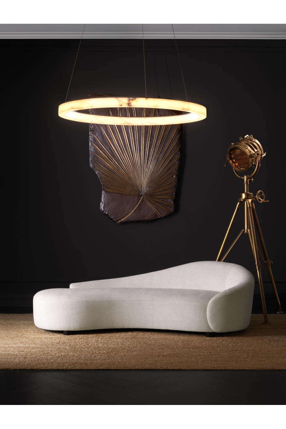 White Modern Curved Sofa | Eichholtz Rivolo | Oroa.com