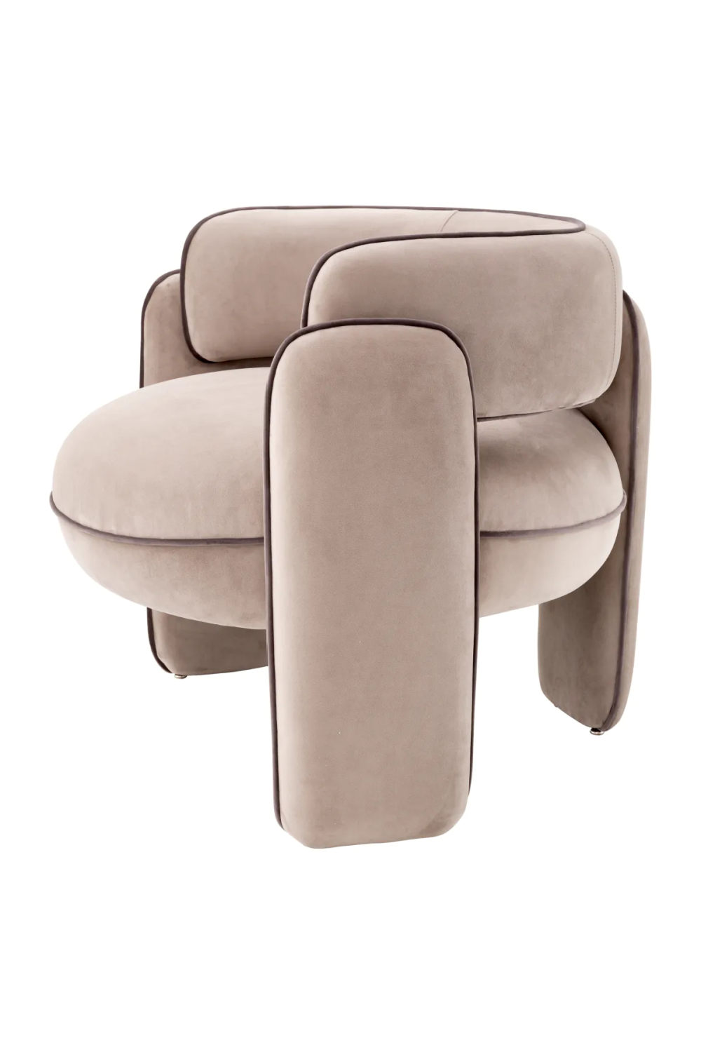 Velvet Modern Accent Chair | Eichholtz Chaplin | Oroa.com