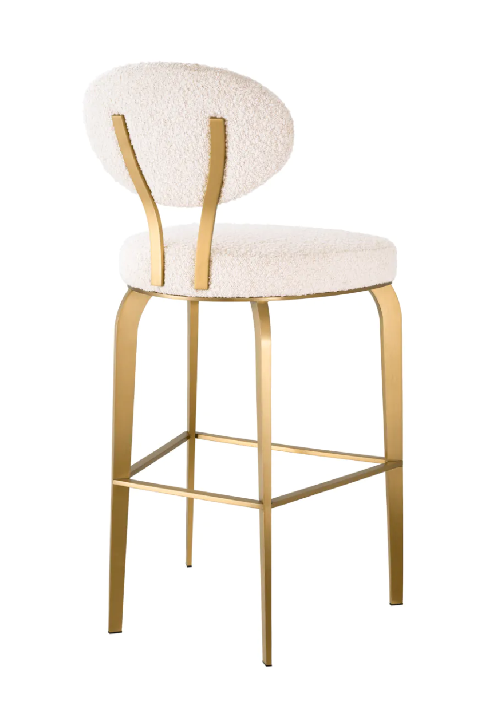 Bouclé Cream Bar Stool | Eichholtz Dorrego | Oroa.com