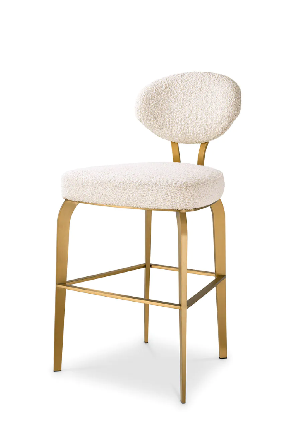 Bouclé Cream Counter Stool | Eichholtz Dorrego | Oroa.com