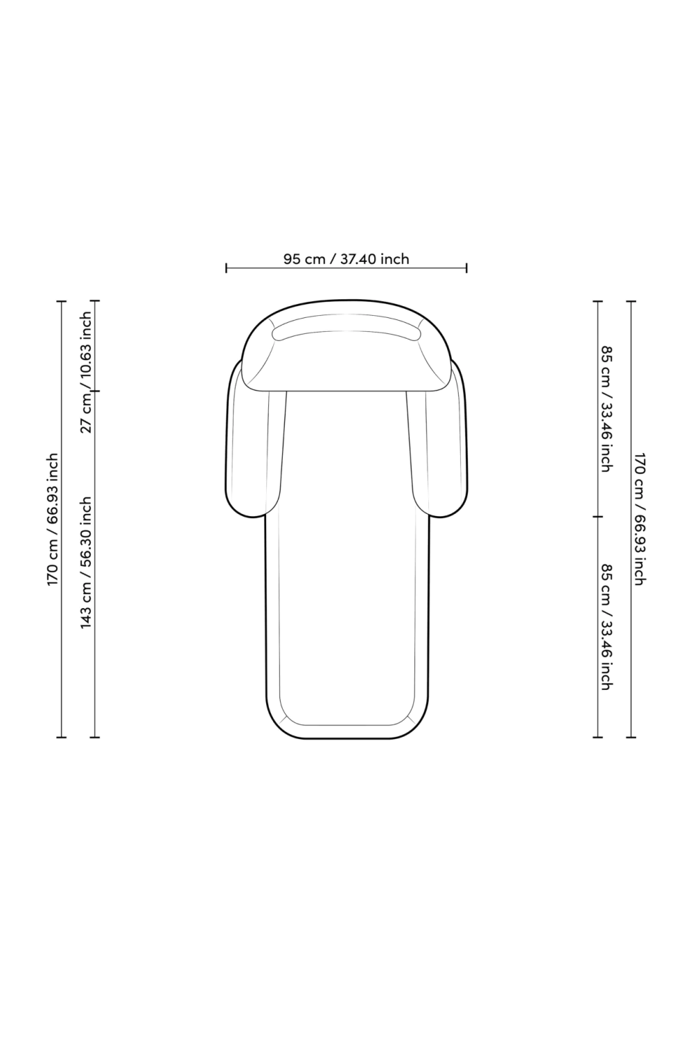 Modern Upholstered Chaise Longue | Eichhotz Udine | Oroa.com