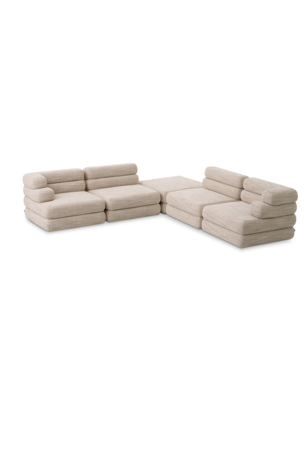 Beige Tiered Modular Sofa | Eichholtz Malaga | Oroa.com