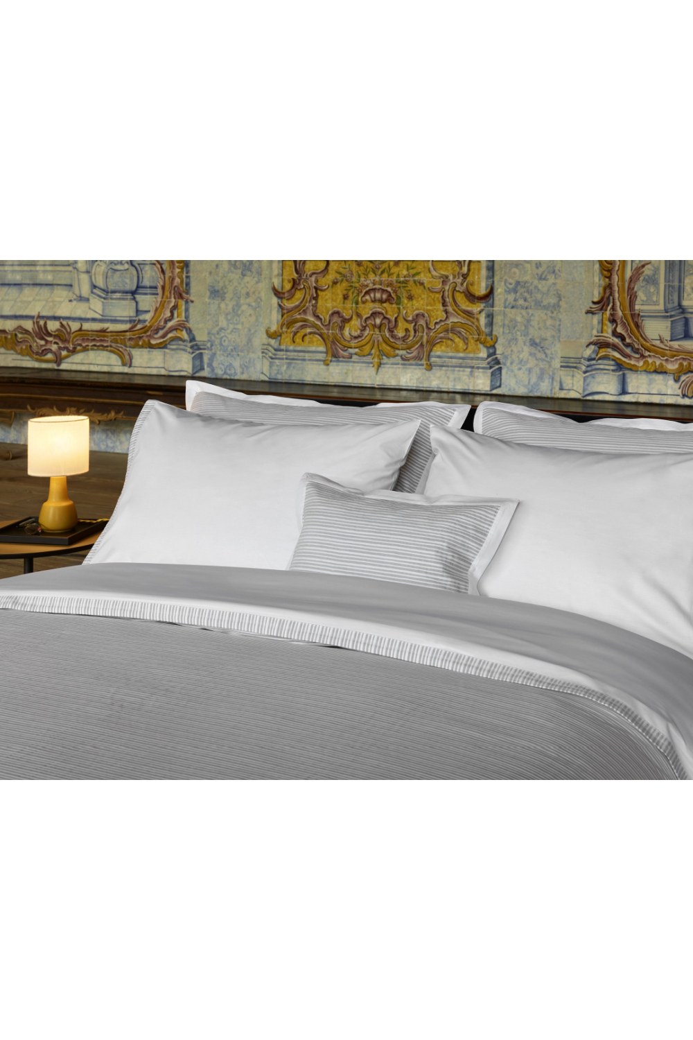 200TC Pleated Percale Pillowcase Set | Amalia Home Luna | Oroa.com