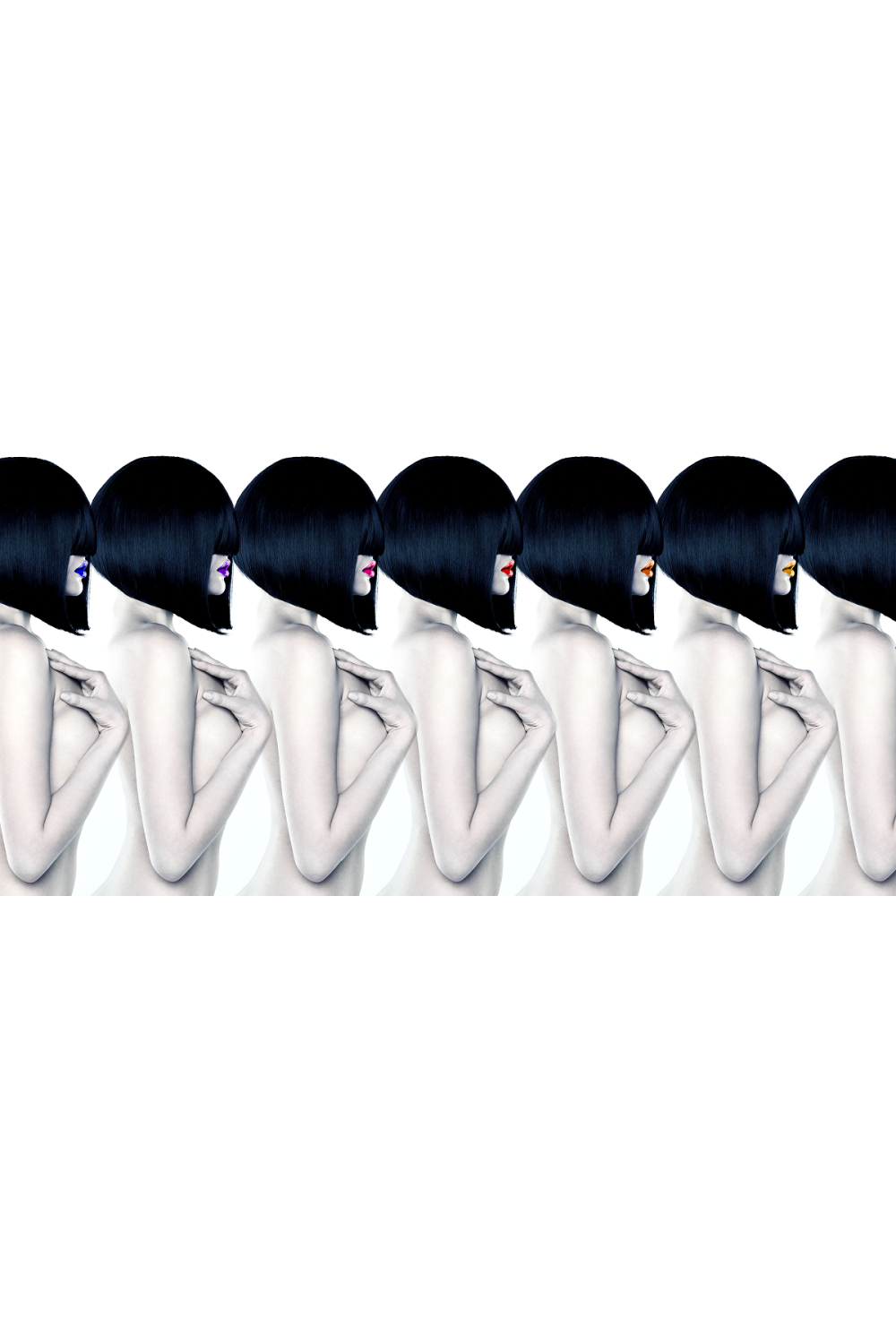 Women with Rainbow Colored Lips Artwork | Andrew Martin Ladies | Oroa.com