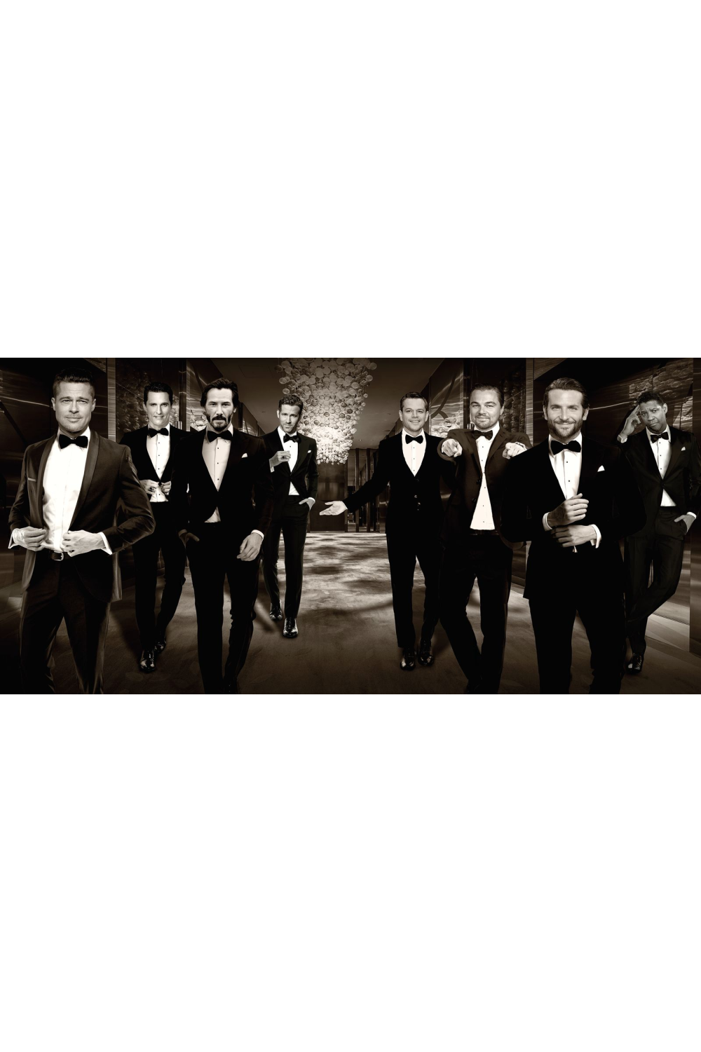 Iconic Men Art Print | Andrew Martin Oscar Night | Oroa.com