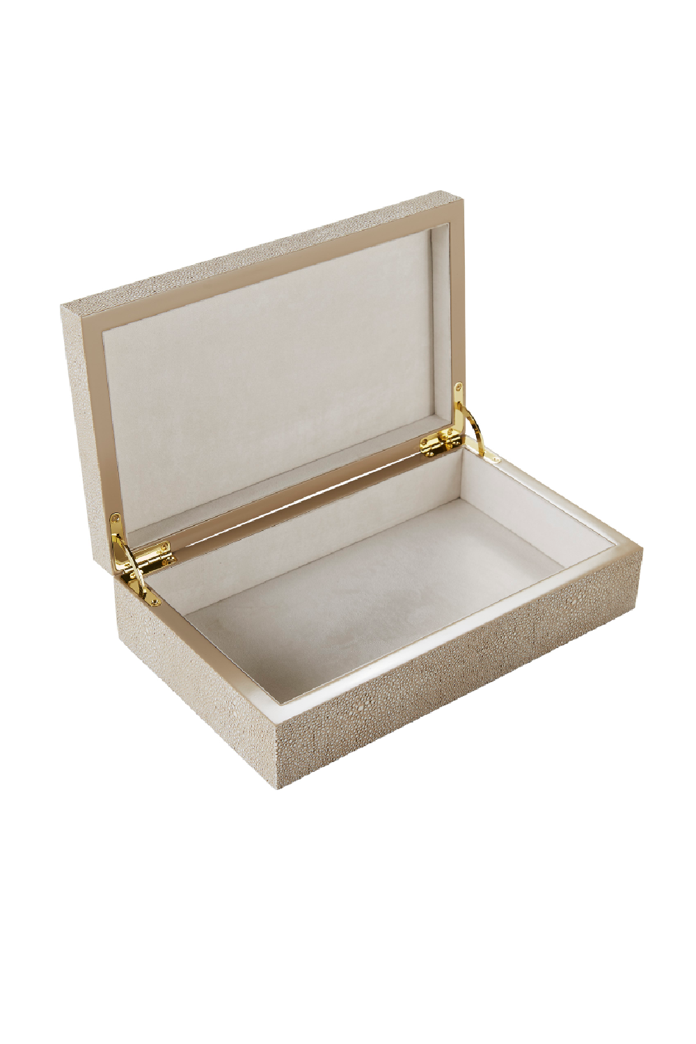 Cream Shagreen Box | Andrew Martin Cora | OROA
