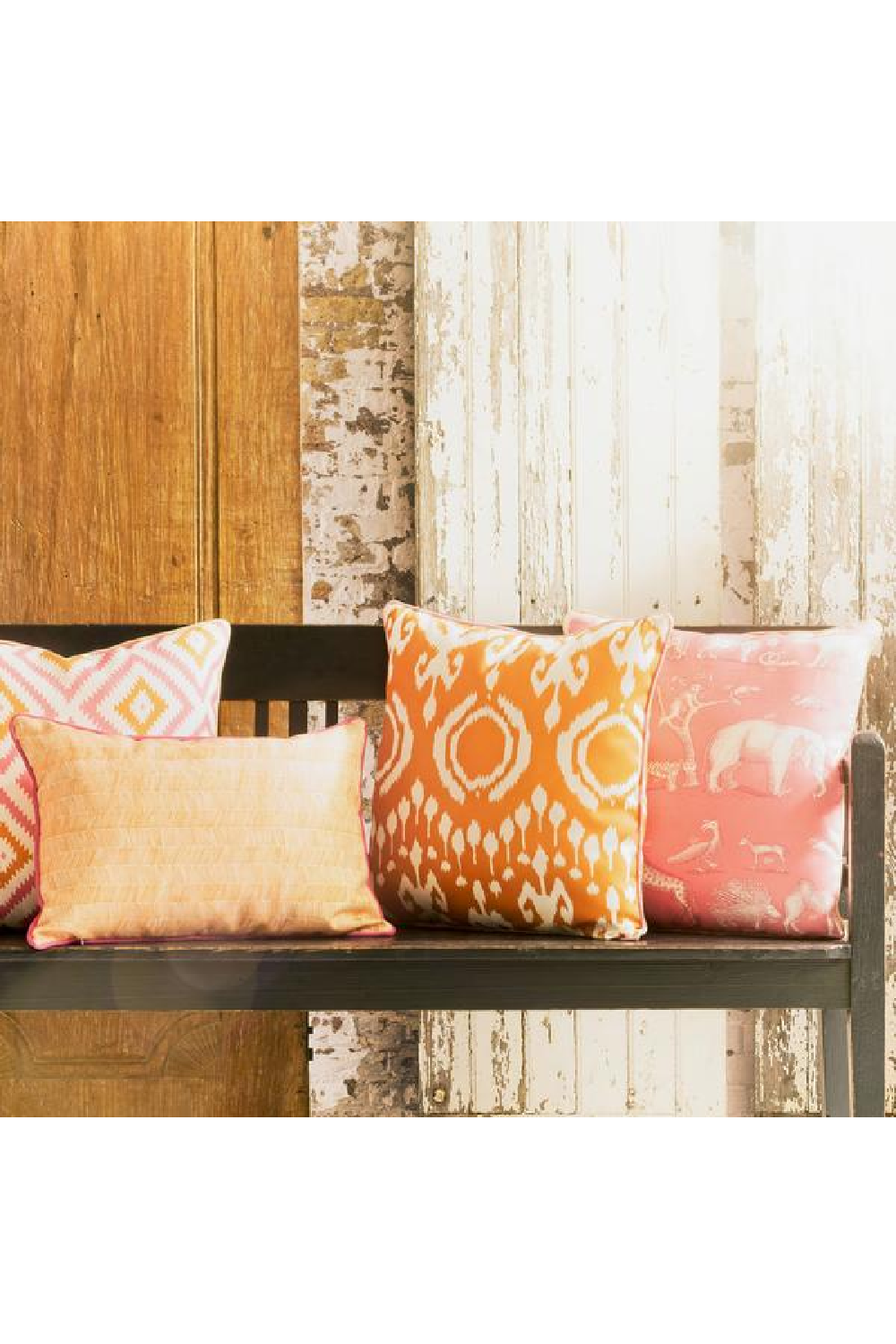 Herringbone Outdoor Cushion | Andrew Martin Delta | OROA