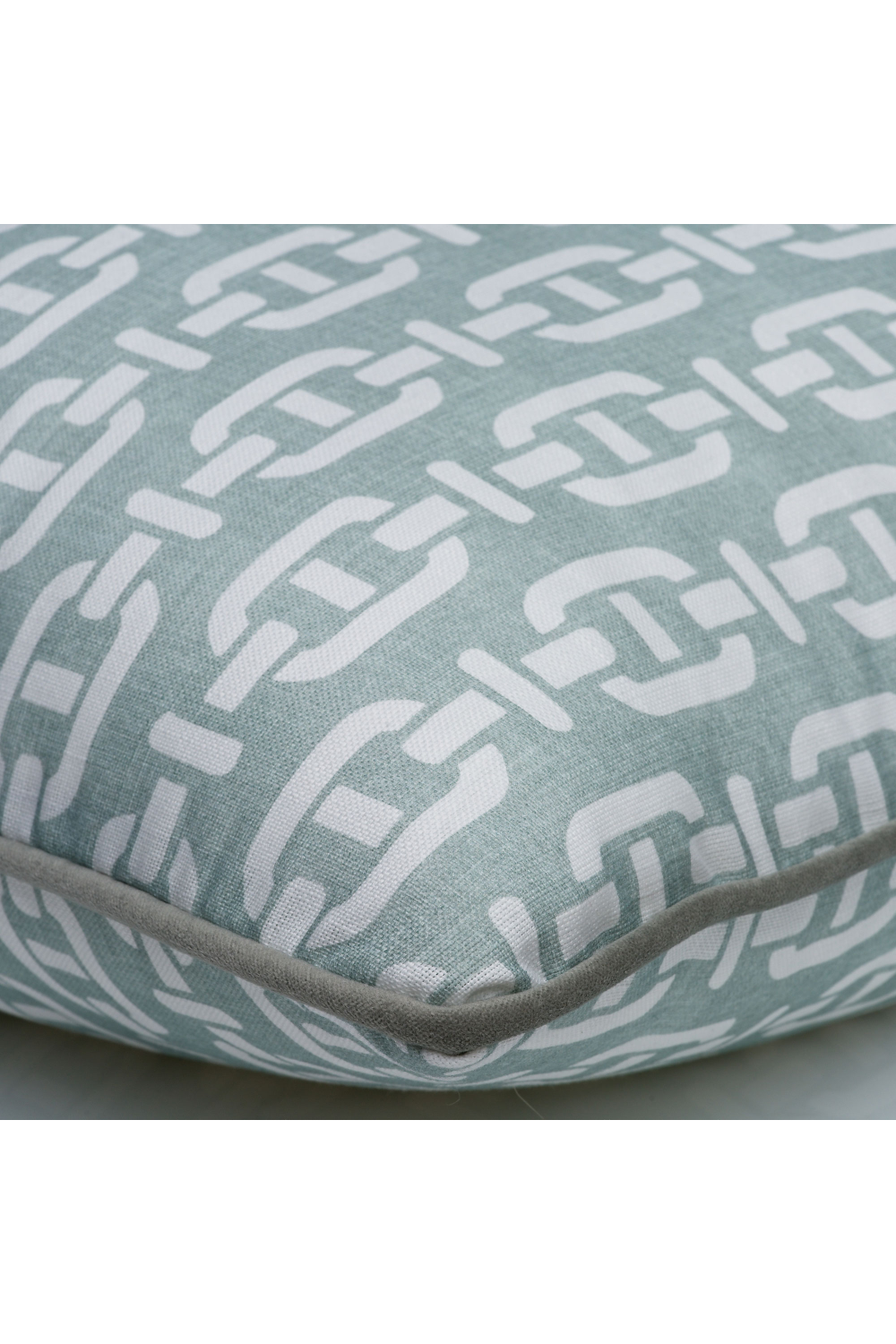 Chain Link Outdoor Throw Pillow | Andrew Martin Burlington | OROA