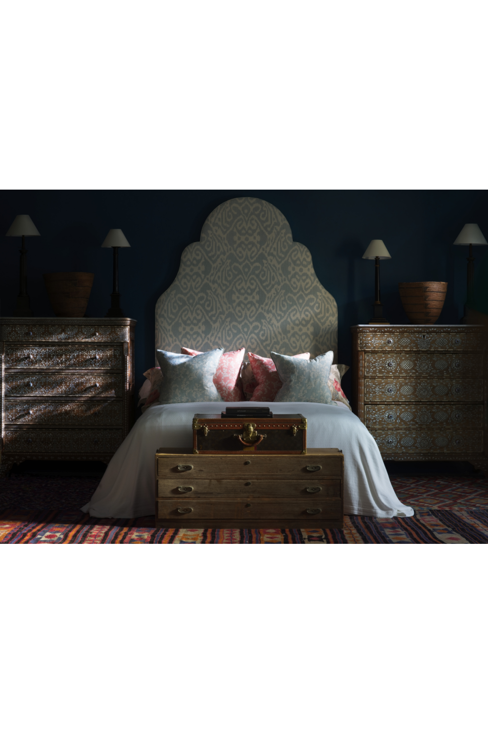 Floral Print Cushion | Andrew Martin Vine | Oroa.com