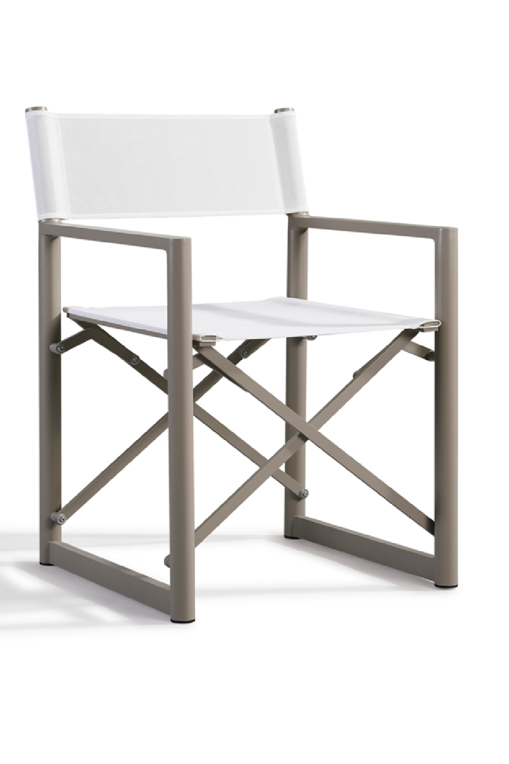 Taupe and White Outdoor Dining Chair | Andrew Martin Harlyn | OROA.com