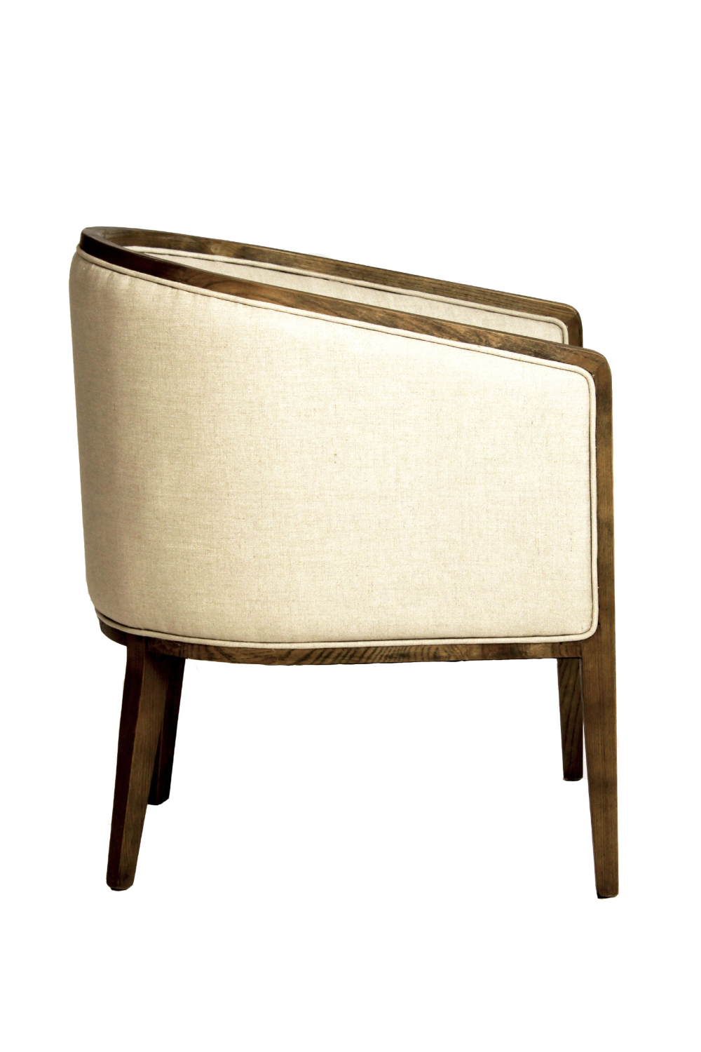 Mid-Century Upholstered Barrel Chair | Andrew Martin | OROA