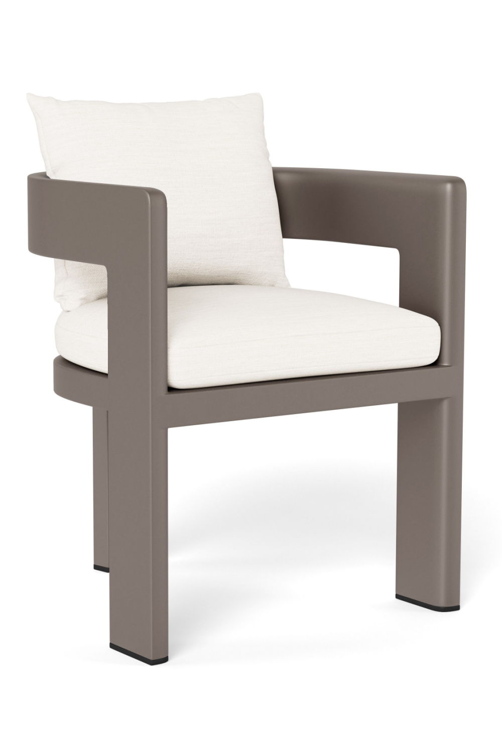 Curved Aluminum Outdoor Dining Chair | Andrew Martin Caicos | Oroa.com