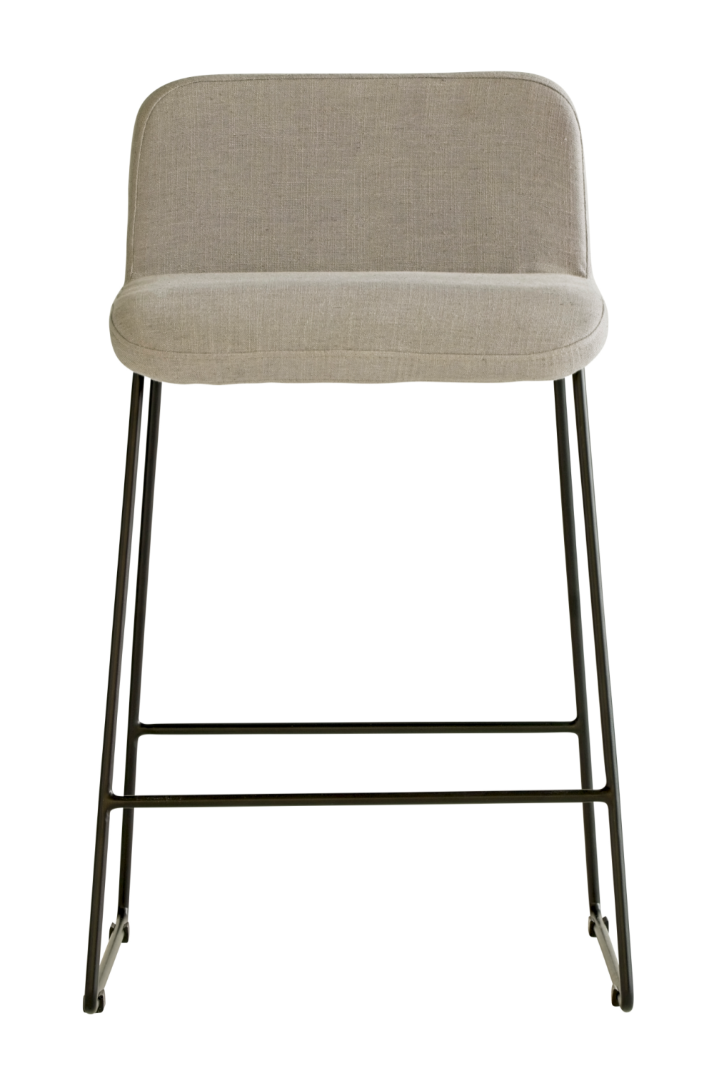 Gray Linen Bar Stool | Andrew Martin Lucy | Oroa.com