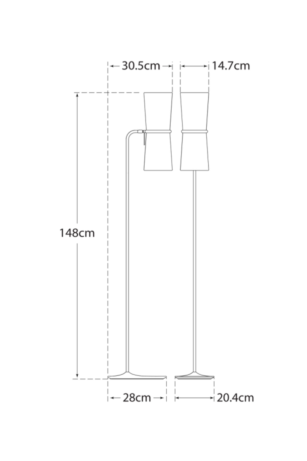 Antique Brass Floor Lamp | Oroa.com