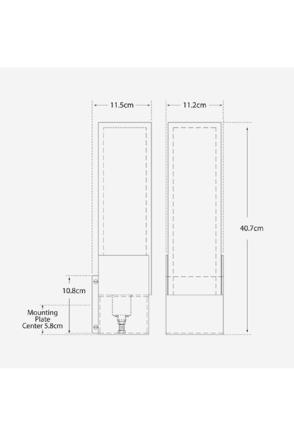 Antique Brass Frosted Glass Wall Light | Oroa.com