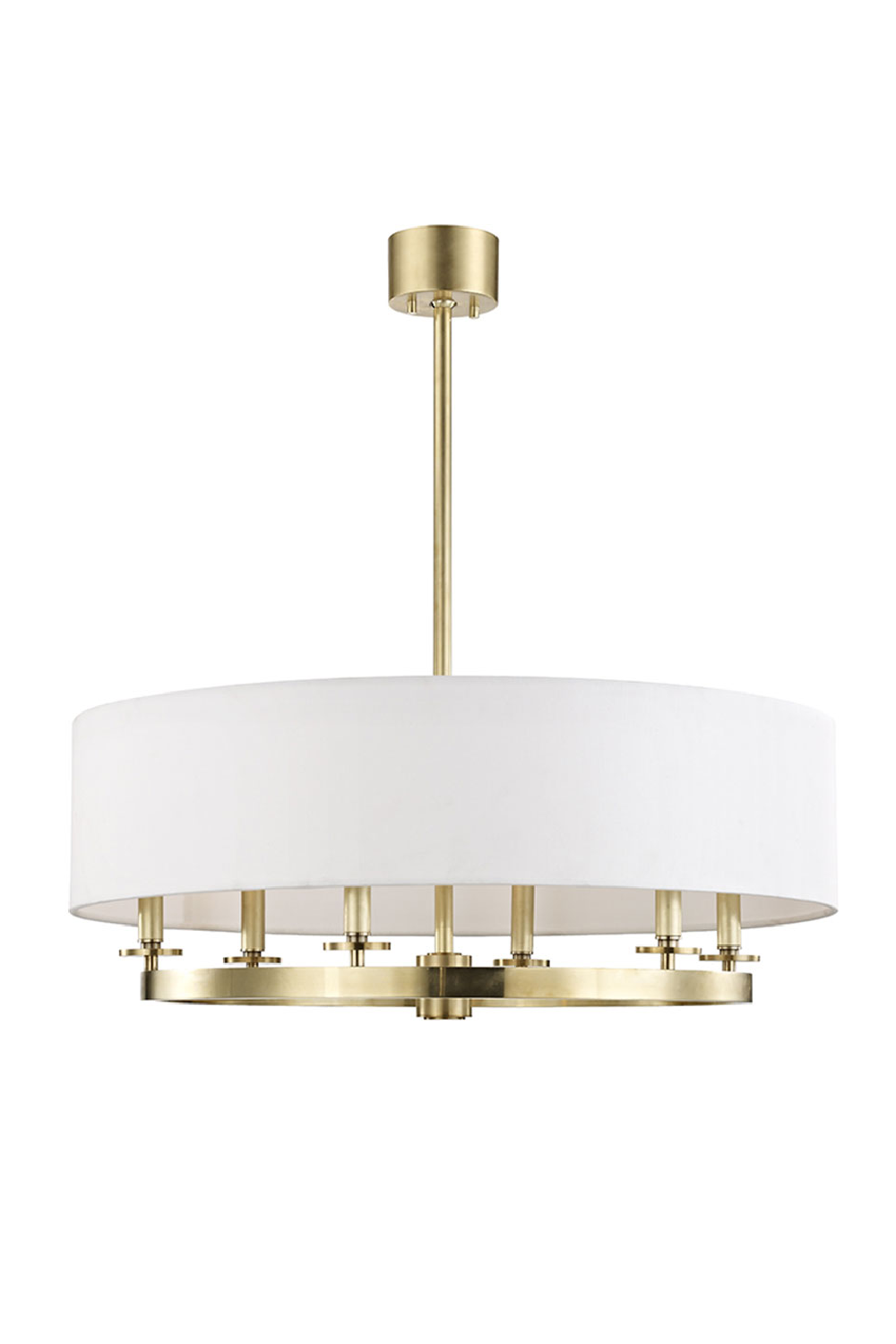 Off-White Linen Ceiling Light | Andrew Martin Durham | Oroa.com