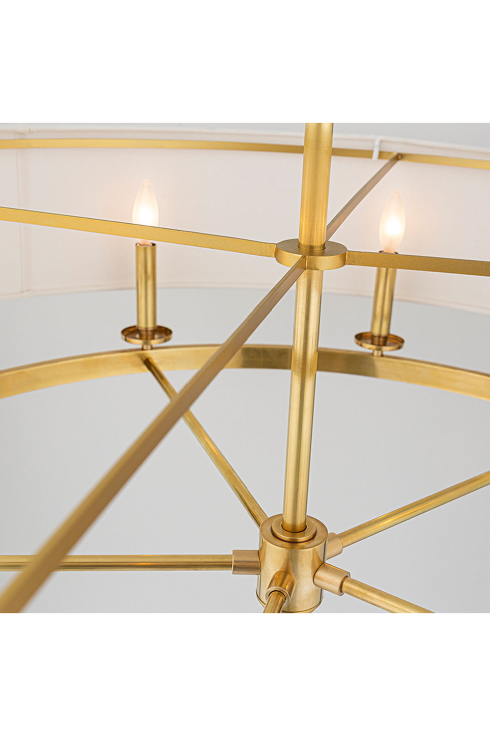 Off-White Linen Ceiling Light | Andrew Martin Durham | Oroa.com