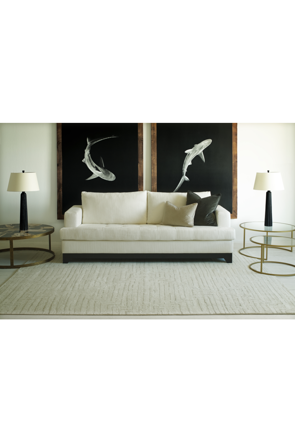 Cream Wool Rug | Andrew Martin Traverse | Oroa.com