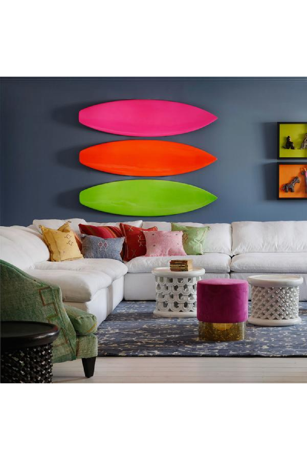 Chalk White Linen Sectional Sofa L | Andrew Martin Truman | OROA