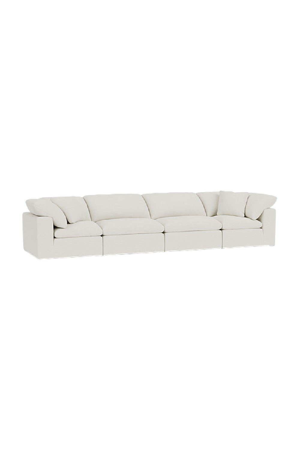 Chalk White Linen Sectional Sofa Jnr | Andrew Martin Truman | OROA