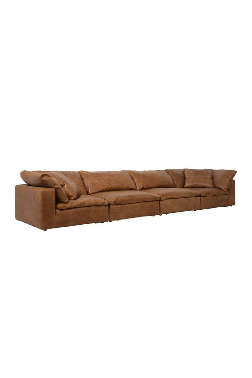 Camel Leather Sectional Sofa Jnr | Andrew Martin Truman | Oroa.com