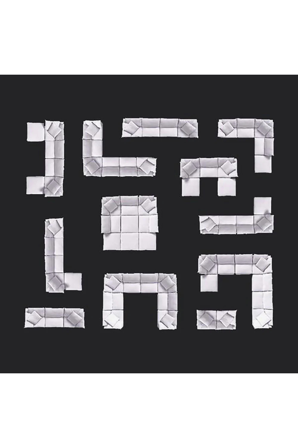 Neutral Linen Sectional Sofa | Andrew Martin Bundum | Oroa.com