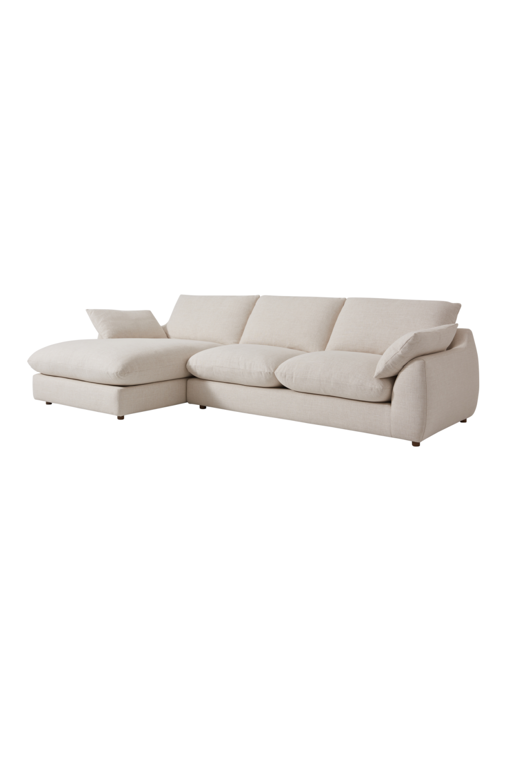 Neutral Linen Corner Sofa | Andrew Martin Fulton | Oroa.com