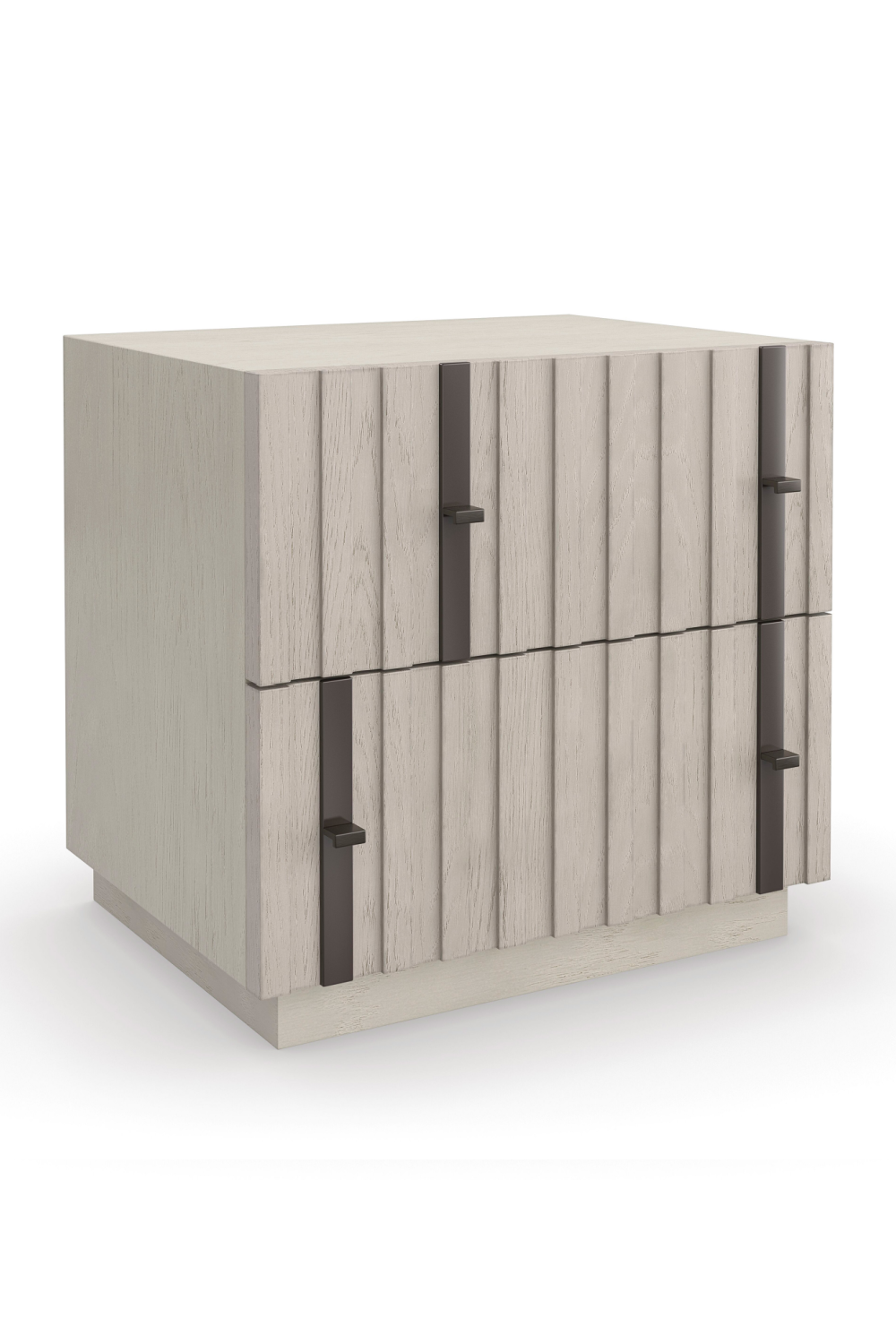 Wooden 2-Drawer Bedside Table | Oroa.com