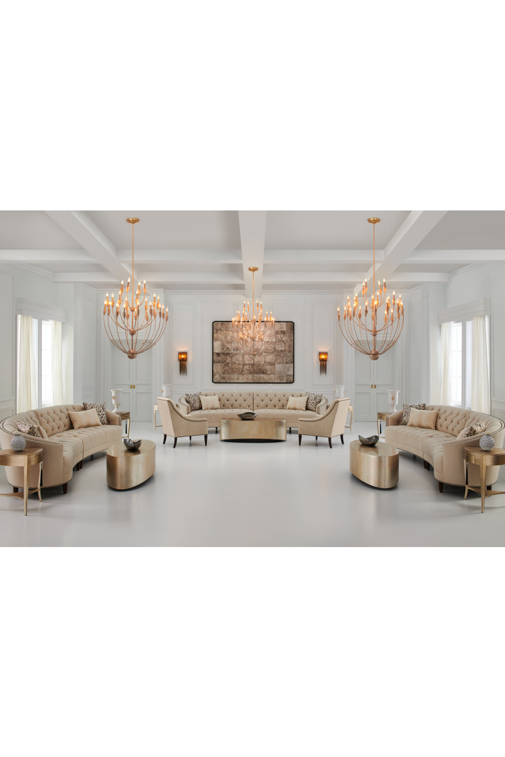 Nail-Trimmed Tufted Sofa | Oroa.com