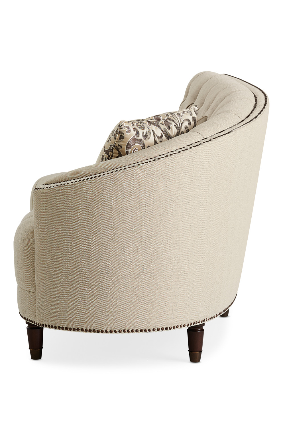 Nail-Trimmed Tufted Sofa | Oroa.com