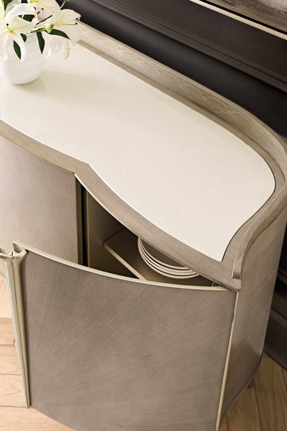 Fan Motif Sideboard | Caracole Lillian | Oroa.com