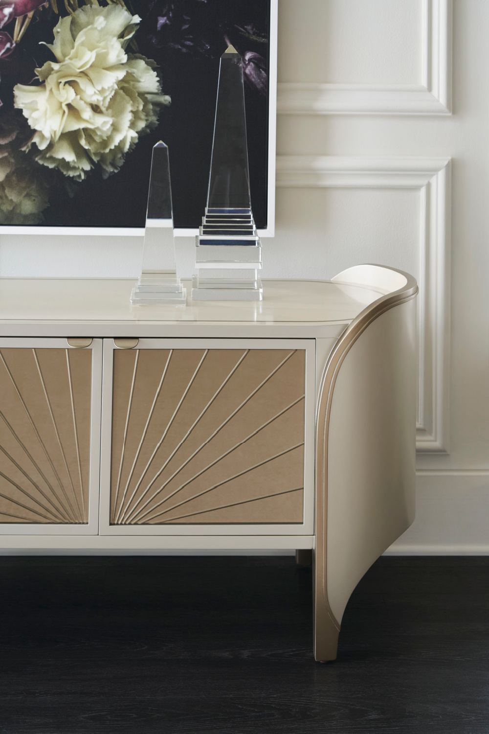 Oval Modern Media Cabinet | Oroa.com