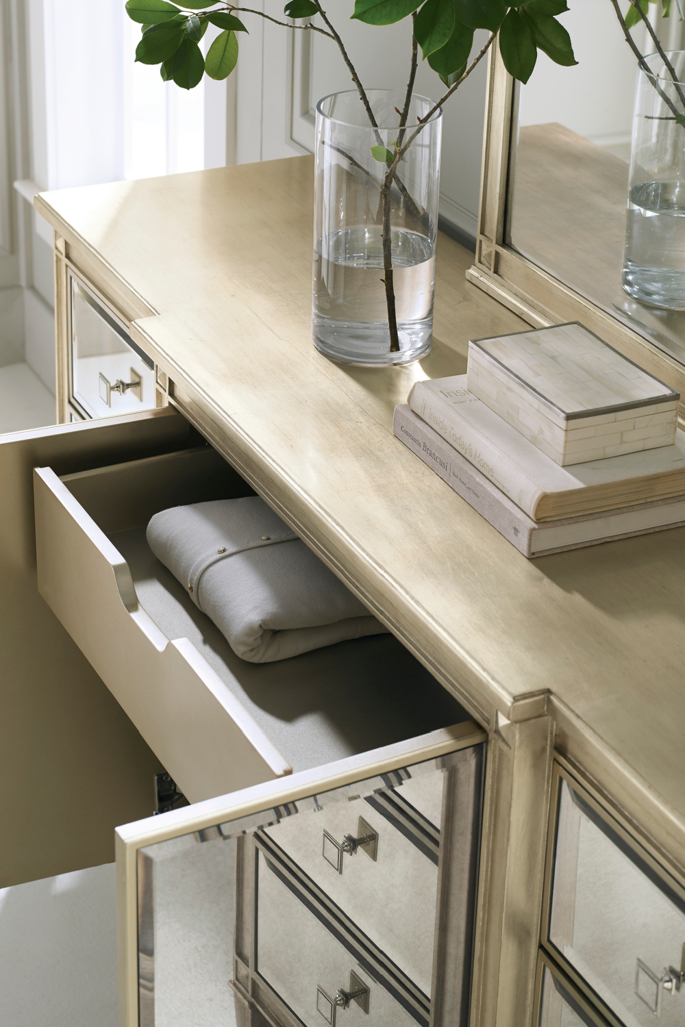 Bevelled Mirror Dresser | Caracole La-Dee-Dah | Oroa.com