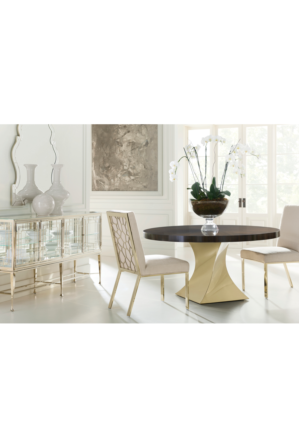 Clear Glass Sideboard | Oroa.com