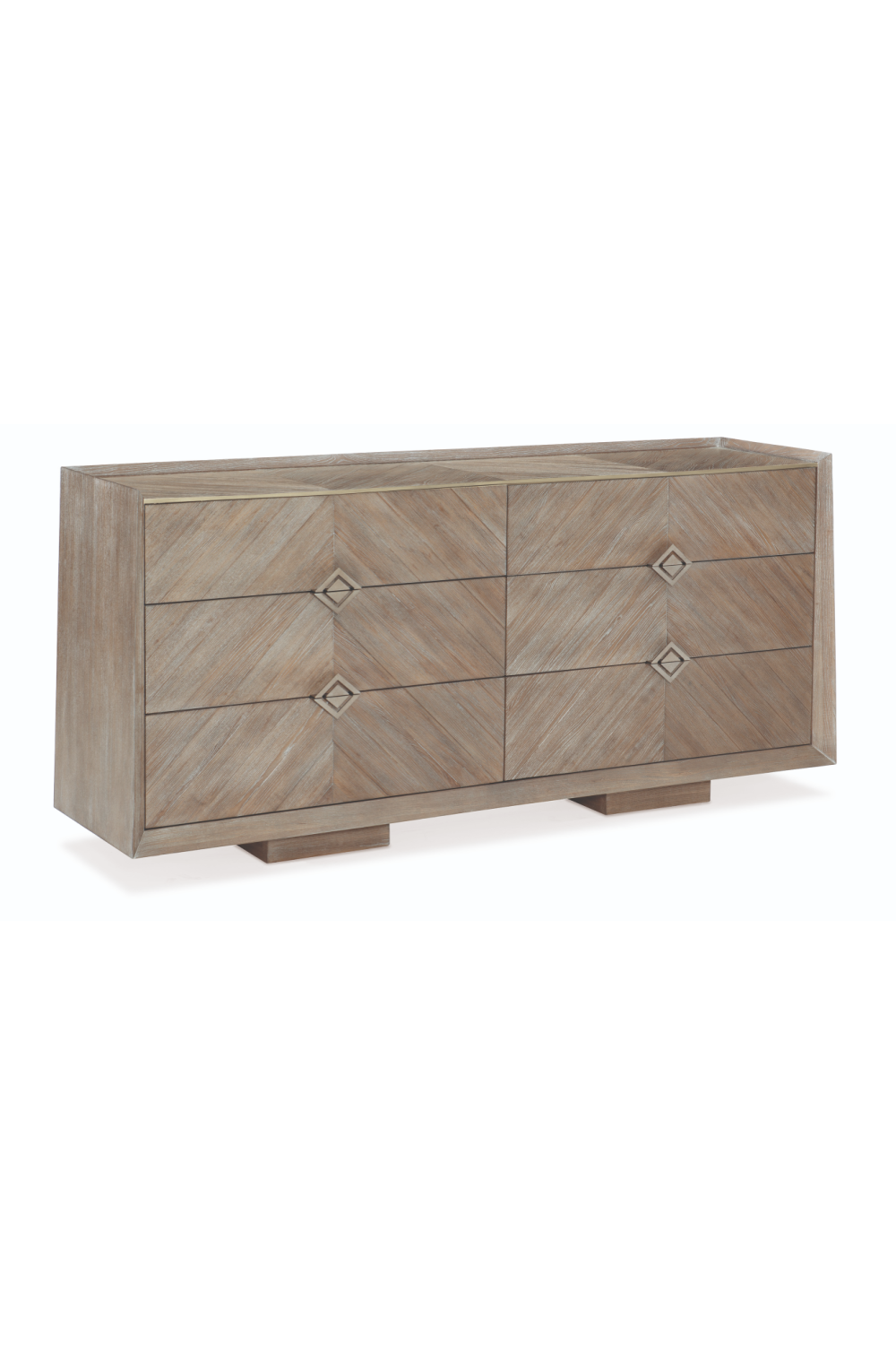 Ash Chevron Dresser | Caracole Naturally | Oroa.com