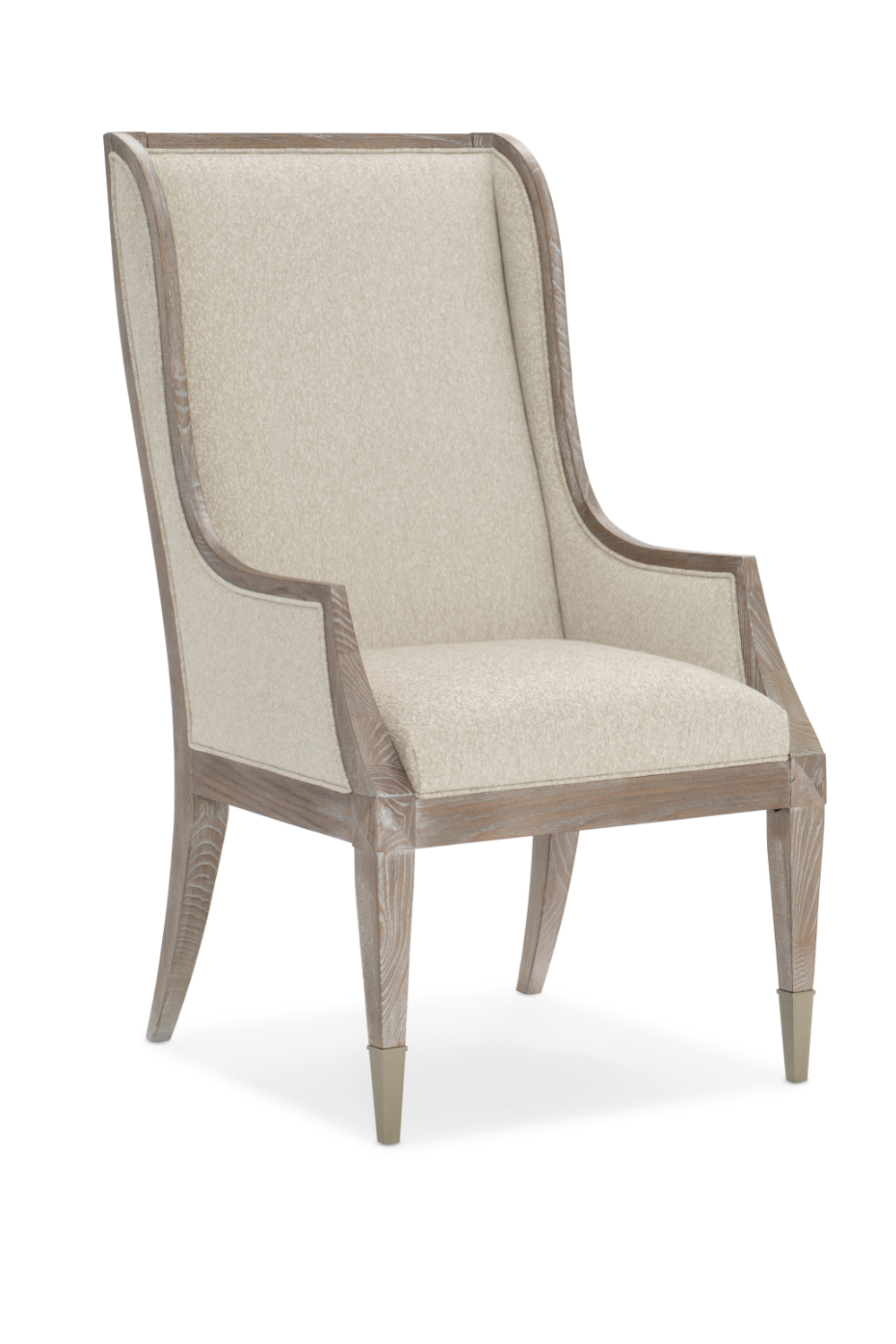 Ash Framed Accent Armchair | Caracole Open Arms | Oroa.com